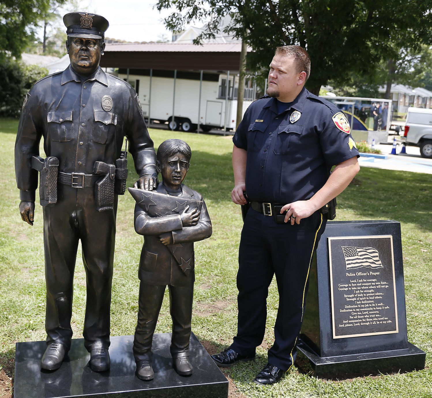 Police statue